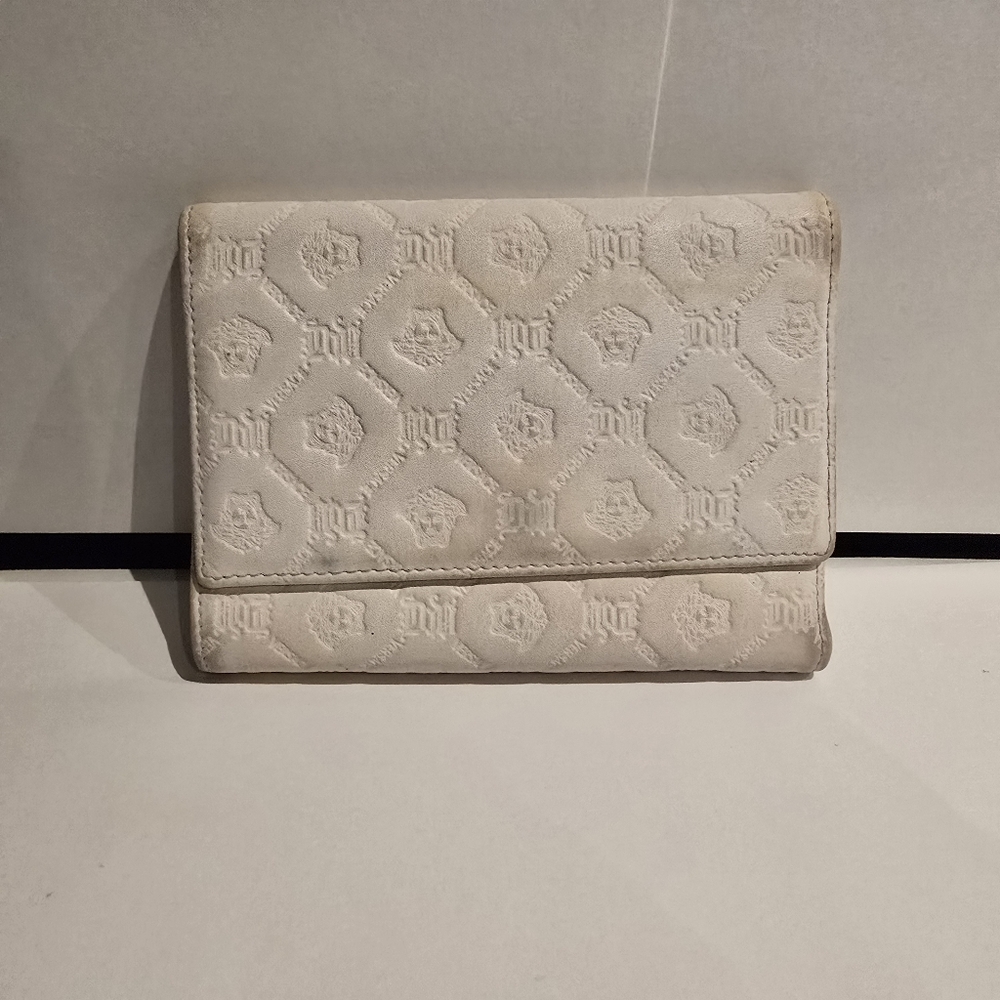 Versace White Wallet